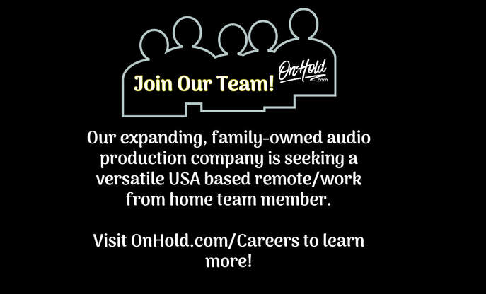 Join Our Team! Remote / Work from Home (USA Based) –Versatile Full Time Position for Audio Production Company