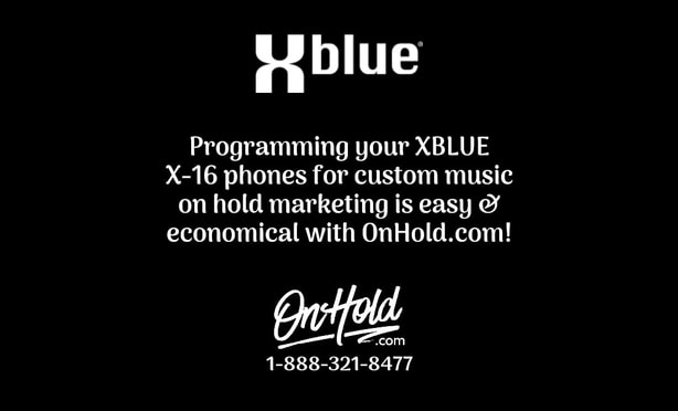 How to program your X-BLUE X-16 phones for custom music on hold marketing by OnHold.com