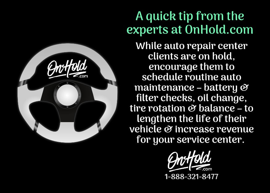 An automotive quick tip from the experts at OnHold.com.