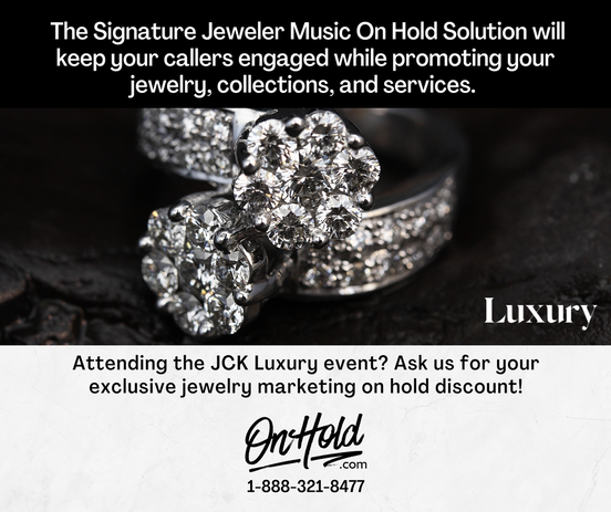 The Signature Jeweler Music On Hold Solution will keep your callers engaged while promoting your jewelry, collections, and services.