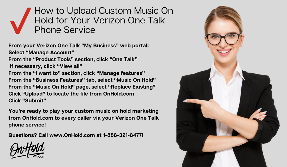 How to Upload Custom Music On Hold for Your Verizon One Talk Phone Service