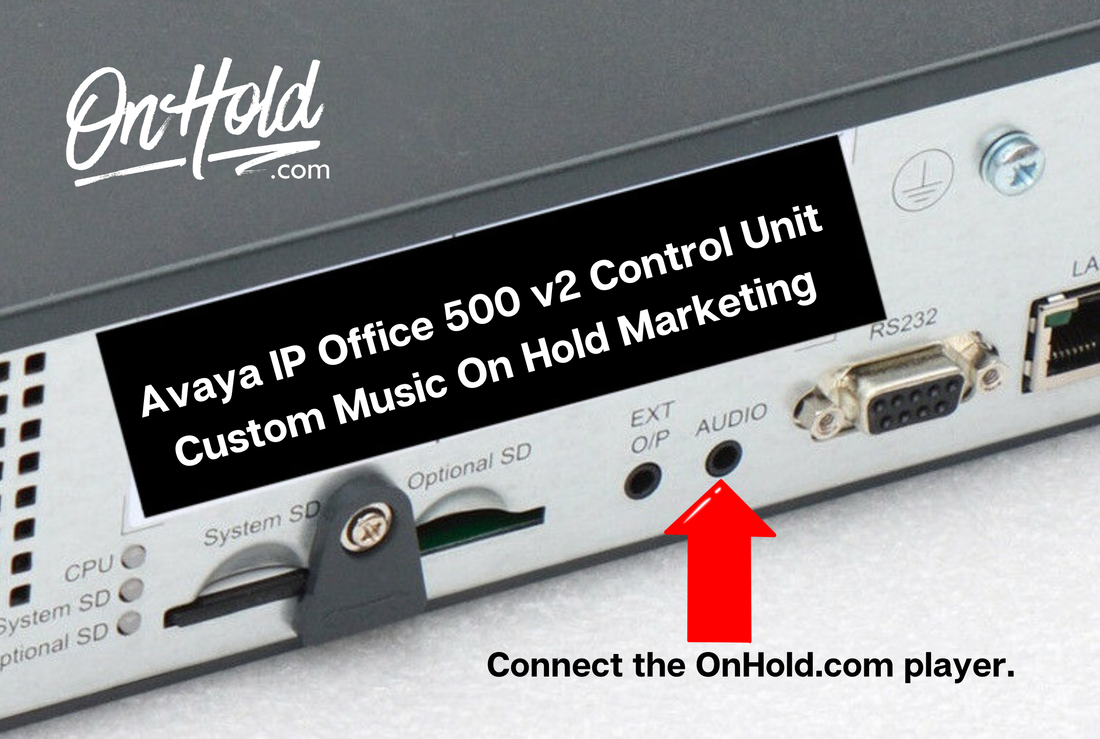Custom Music On Hold Marketing for Avaya IP Office 500 Phones