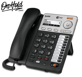 Connect your AT&T Syn248 with SB35025 handset for custom music on hold from OnHold.com