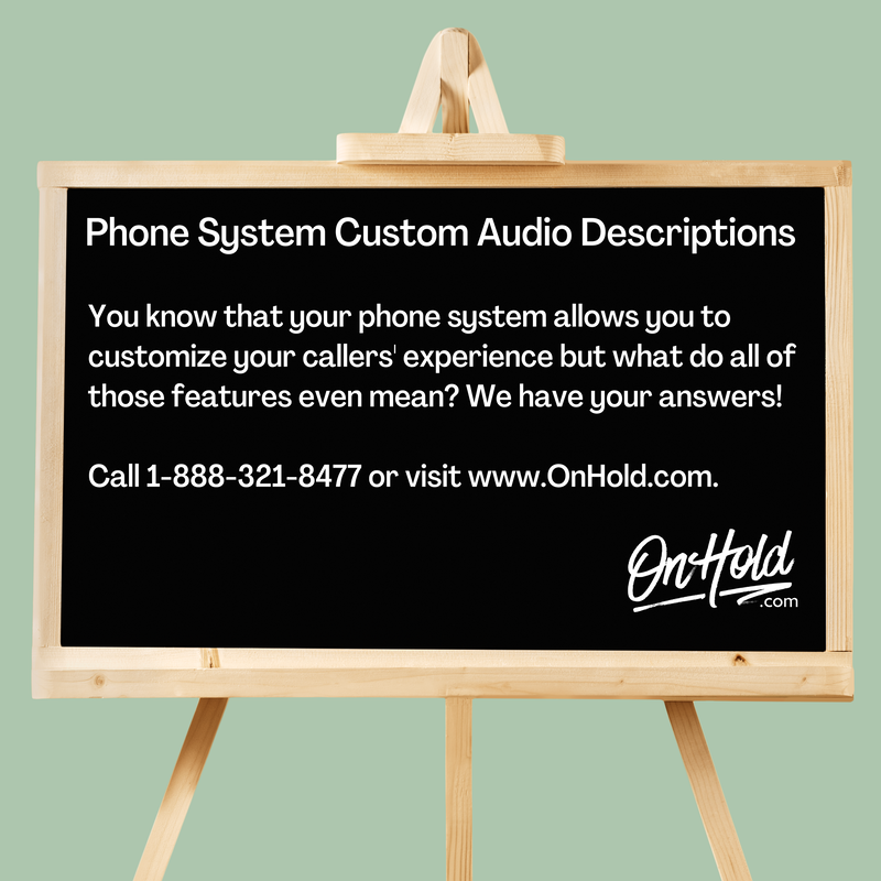 What do all of those phone features even mean? OnHold.com can help!