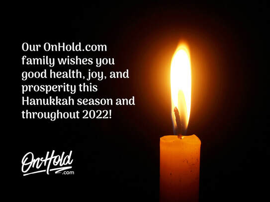 Happy Hanukkah from OnHold.com 