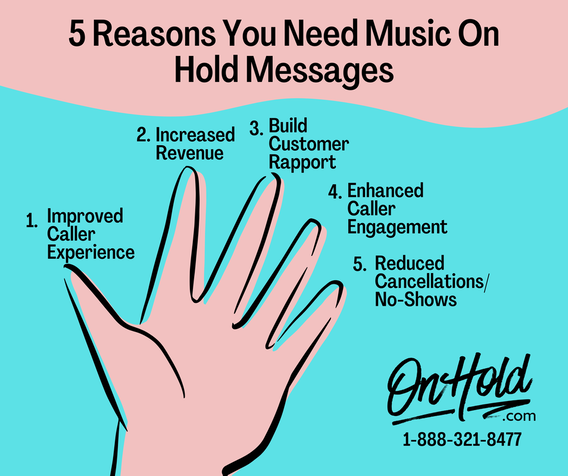 5 Reasons You Need Music On Hold Messages
