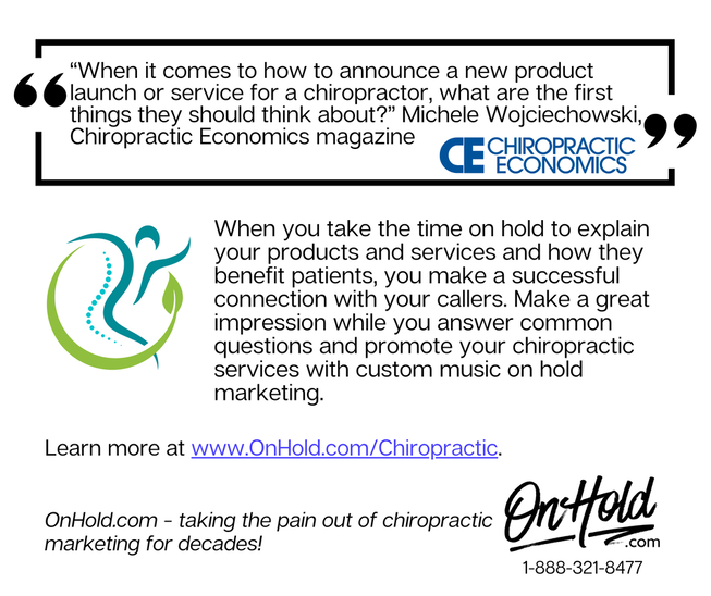 Announcing New Chiropractic Products and Services