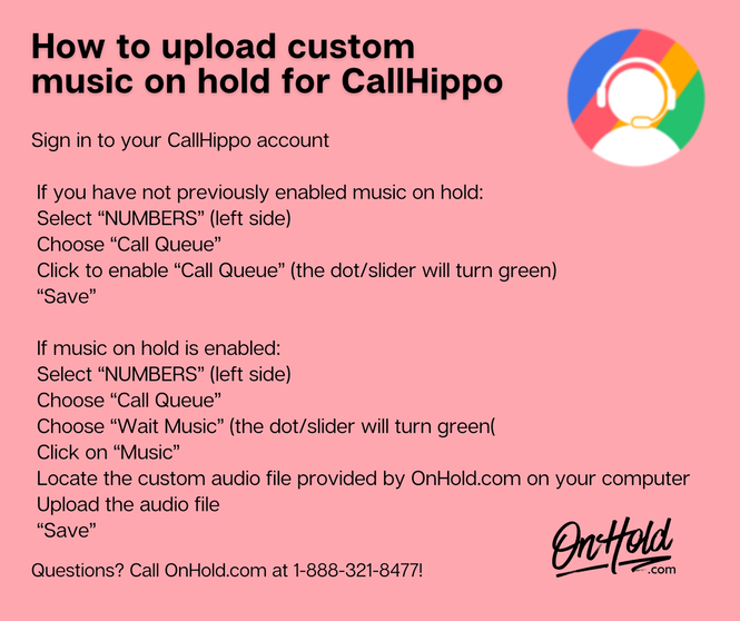 CallHippo Upload Custom Music On Hold