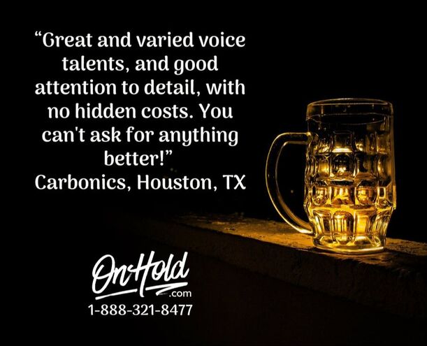 Carbonics Quenched Their Thirst for Quality, Precise, Music On Hold Messages with OnHold.com