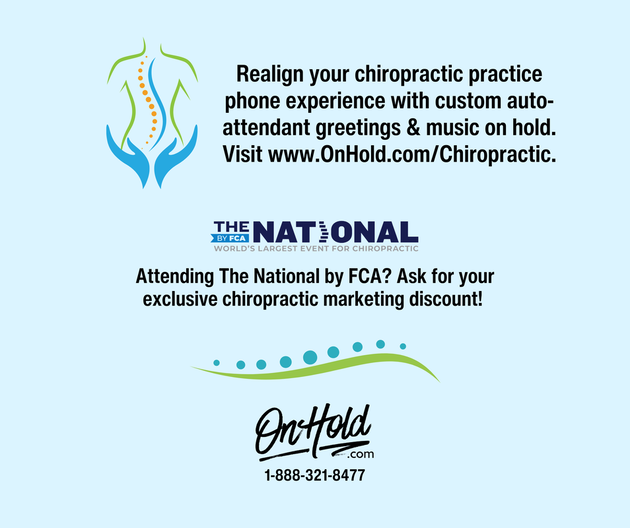 Realign your chiropractic practice telephone experience with custom auto-attendant greetings and music on hold. 