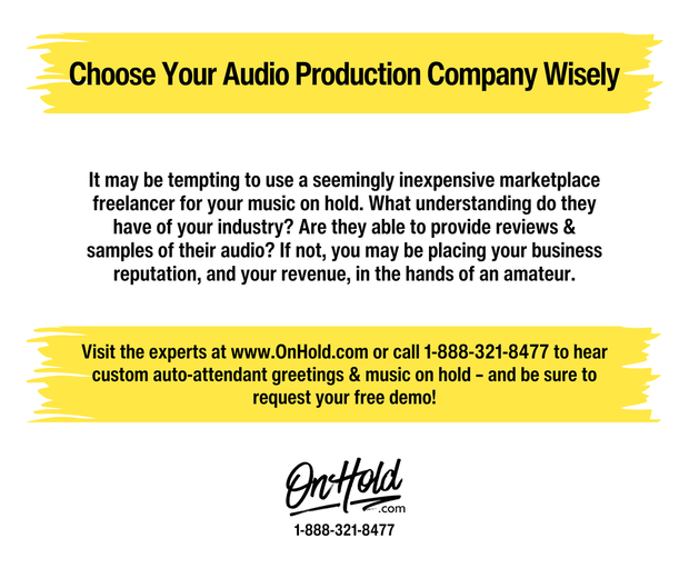 Choose Your Audio Production Company Wisely