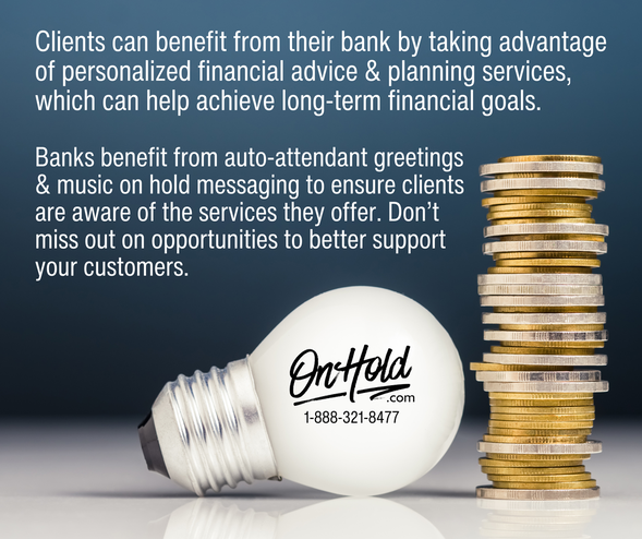Clients can benefit from their bank by taking advantage of personalized financial advice and planning services, which can help achieve long-term financial goals. 