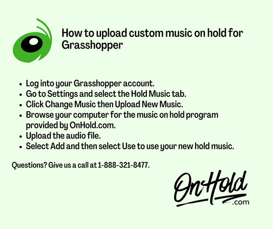 Grasshopper Custom Music On Hold