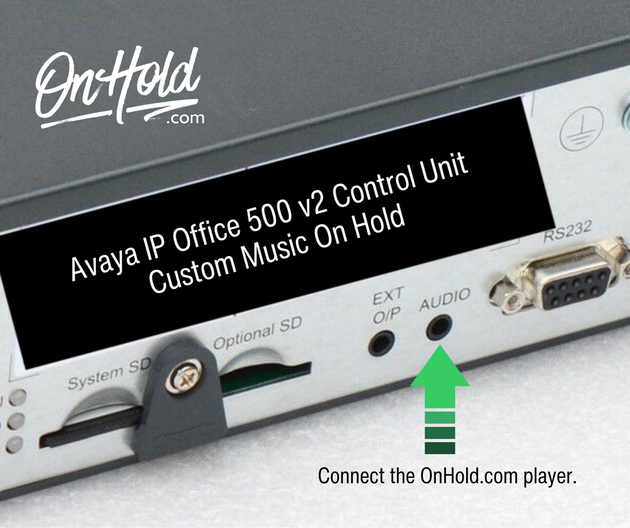 Custom Music On Hold for Avaya IP Office 500