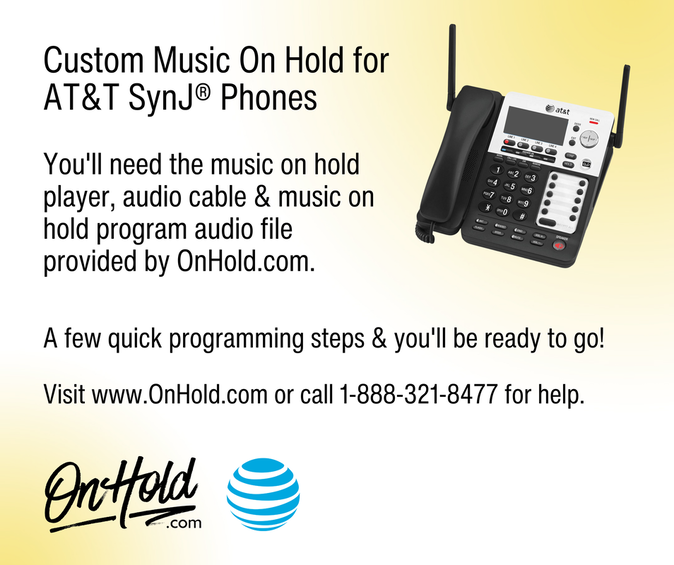 How to Add Custom Music On Hold to Your AT&T SynJ® Phone