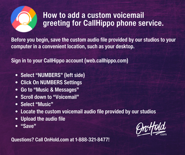 Custom Voicemail Greeting for CallHippo