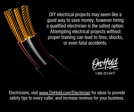 DIY electrical projects may seem like a good way to save money, however hiring a qualified electrician is the safest option. Attempting electrical projects without proper training can lead to fires, shocks, or even fatal accidents.