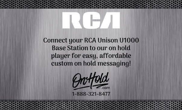 Music On Hold Messaging for RCA Unison U1000