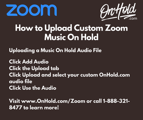 How to Upload Custom Zoom Music On Hold