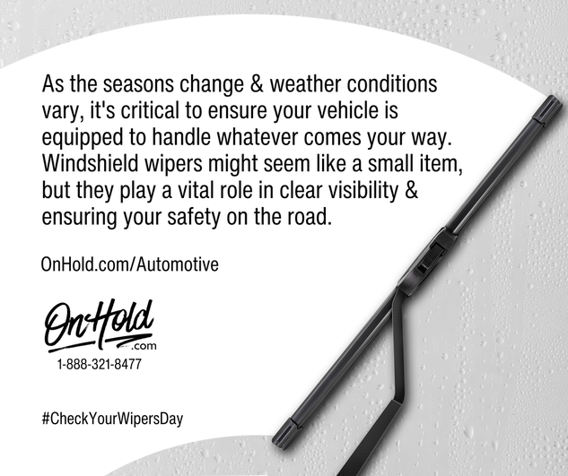 Wipers have a vital role in your safety on the road.