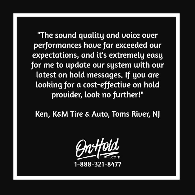 K&M Tire & Auto Review of OnHold.com