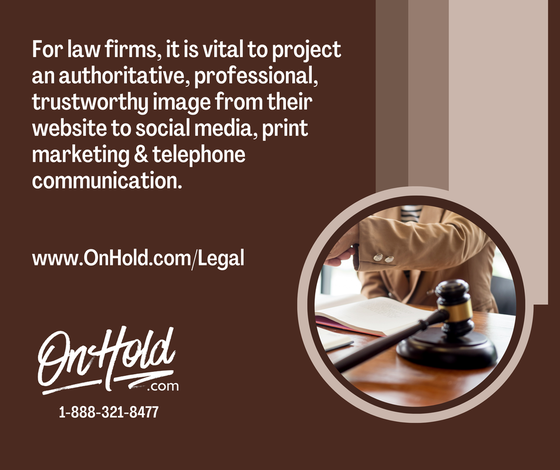 For law firms, it is vital to project an authoritative, professional, trustworthy image from their website to social media, print marketing and telephone communication. 