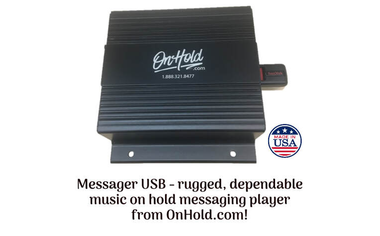 Messager USB American Made Music On Hold Messaging Player