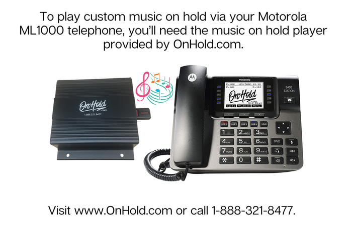Motorola ML1000 Telephone Music On Hold