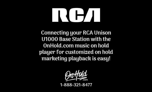 Music On Hold Messaging for RCA Unison U1000