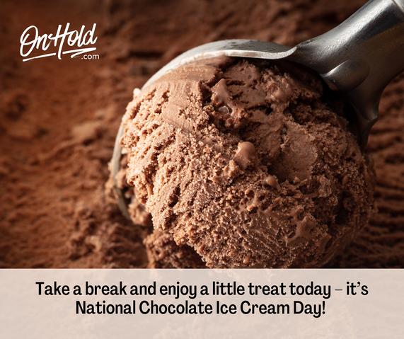 Take a break and enjoy a little treat today – it’s National Chocolate Ice Cream Day! 