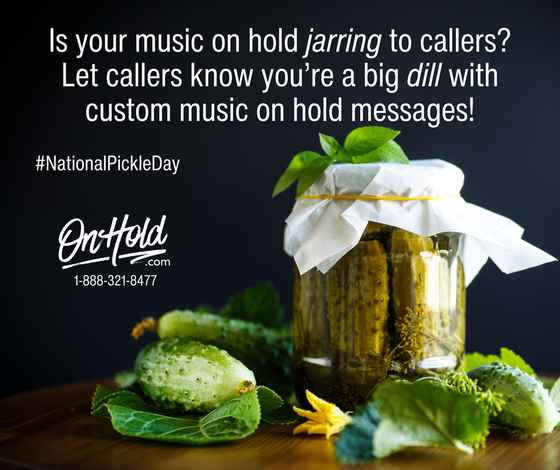 Professional, Custom Music On Hold Won't Leave You In A (Caller) Pickle!