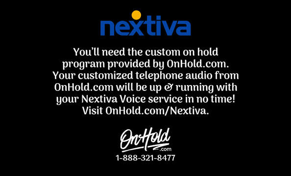 Nextiva Custom Music On Hold Marketing