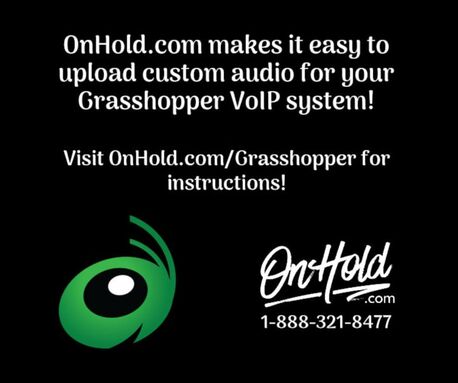Easily upload custom music on hold for your Grasshopper phone system by following these steps: