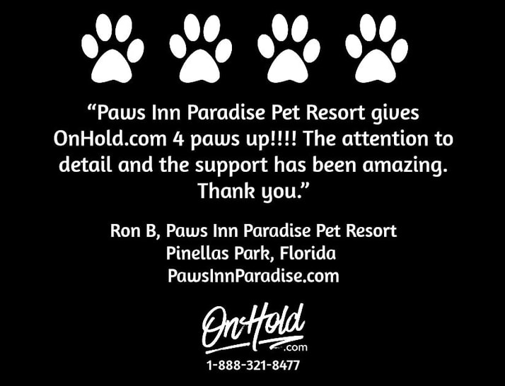 Paws Inn Paradise Pet Resort Review of OnHold.com