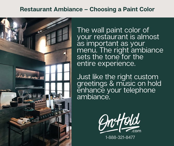 Restaurant Ambiance – Choosing a Paint Color