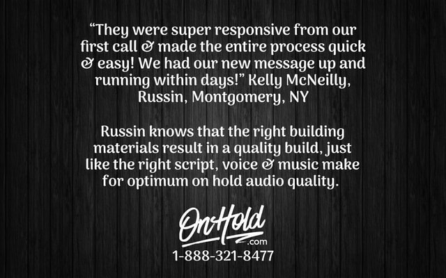 Russin Review of OnHold.com