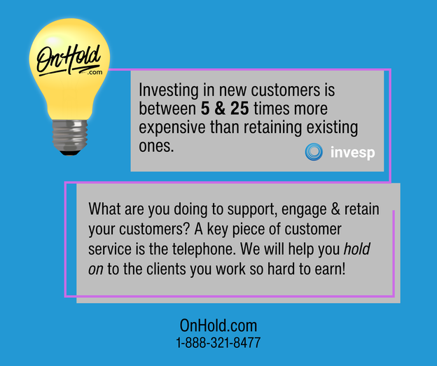 What are you doing to support, engage & retain your customers? A key piece of customer service is the telephone. We will help you hold on to the clients you work so hard to earn!