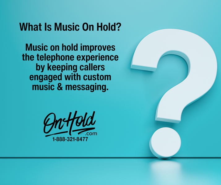 Music on hold improves the telephone experience by keeping callers engaged with custom music and messaging.