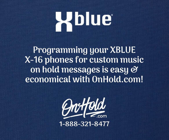 XBLUE Music On Hold messages